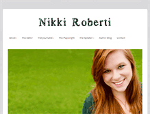 Tablet Screenshot of nikkiroberti.com